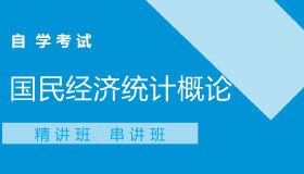 00065国民经济统计概论自考课程