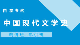 00537中国现代文学史自考课程
